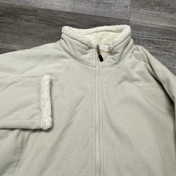 Nike ACG Light‎ Mint Green Women L Full Zip Mock Neck Sherpa Fleece Lined Jacket - Picture 1 of 10